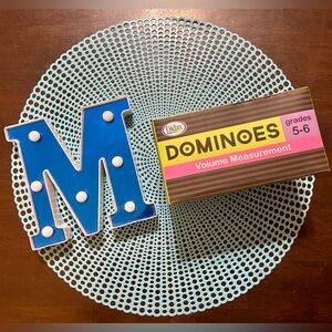 Didax Educational Dominoes Volume Measurement Set; Grades 5-6